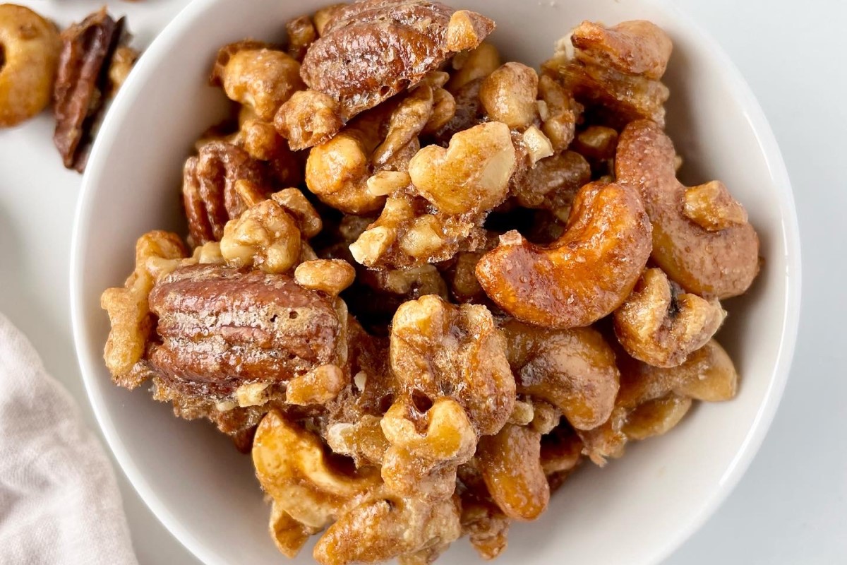 Crunchy Candied Mixed Nuts