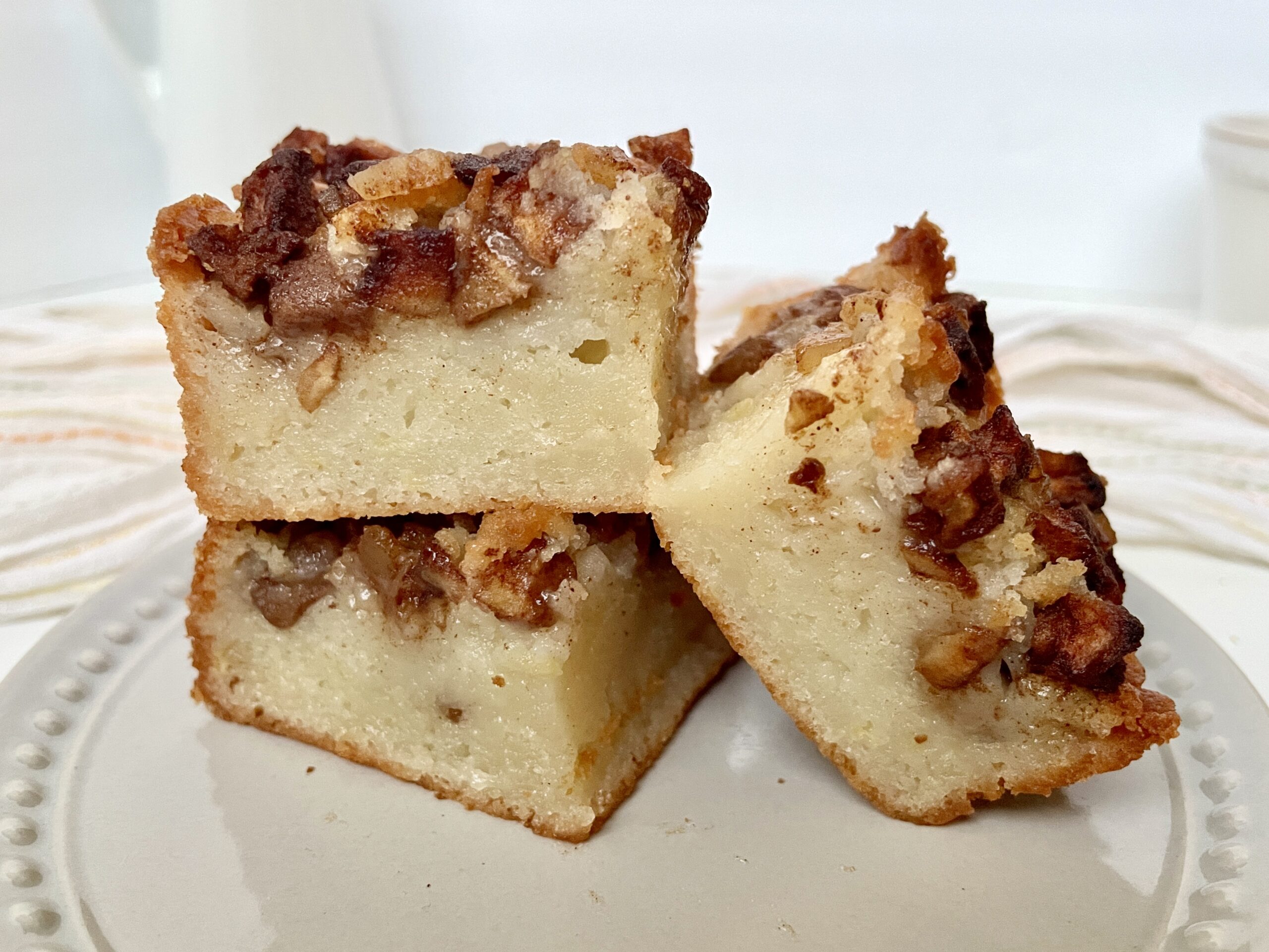 Apple Ginger Mochi Bars